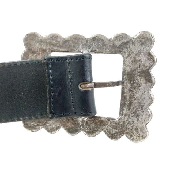 Women's Belt Boho Western Style Leather Size 30 - Picture 6 of 7